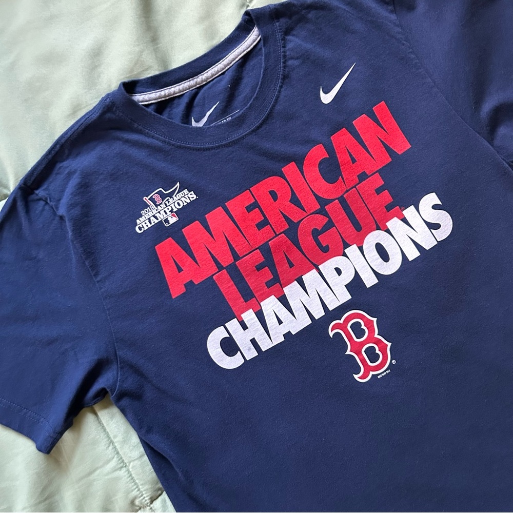 Licensed Nike “2013 ALCS Champions” Boston RedSox T-Shirt - Medium